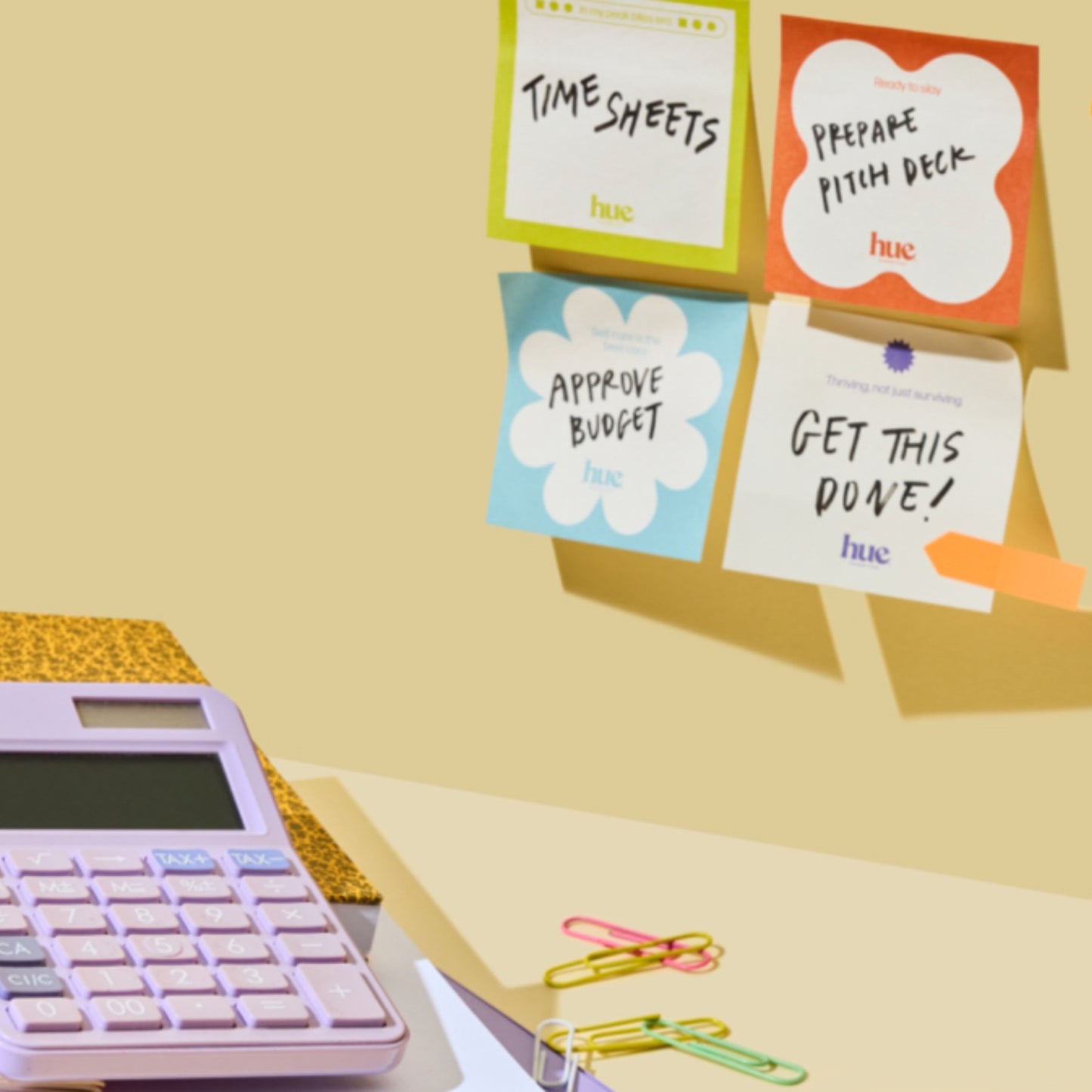 hue memo pads (random design)