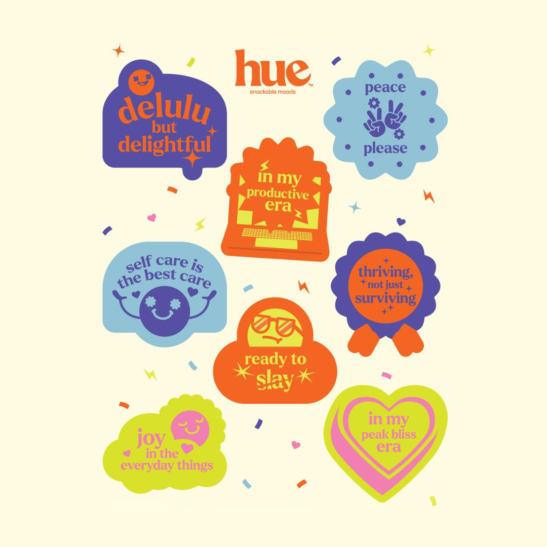 (not for sale) hue mood stickers