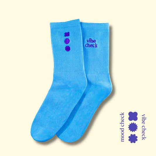 hue mood socks - blue