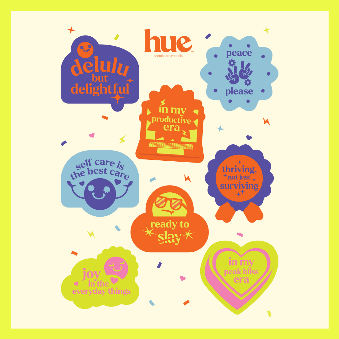 (not for sale) hue mood stickers