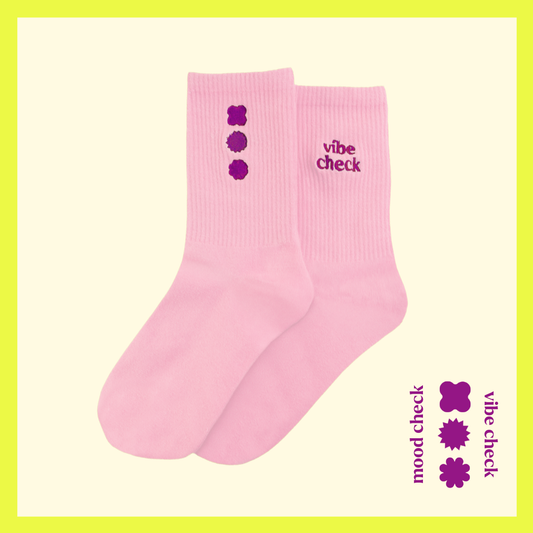 hue mood socks - pink (limited edition)
