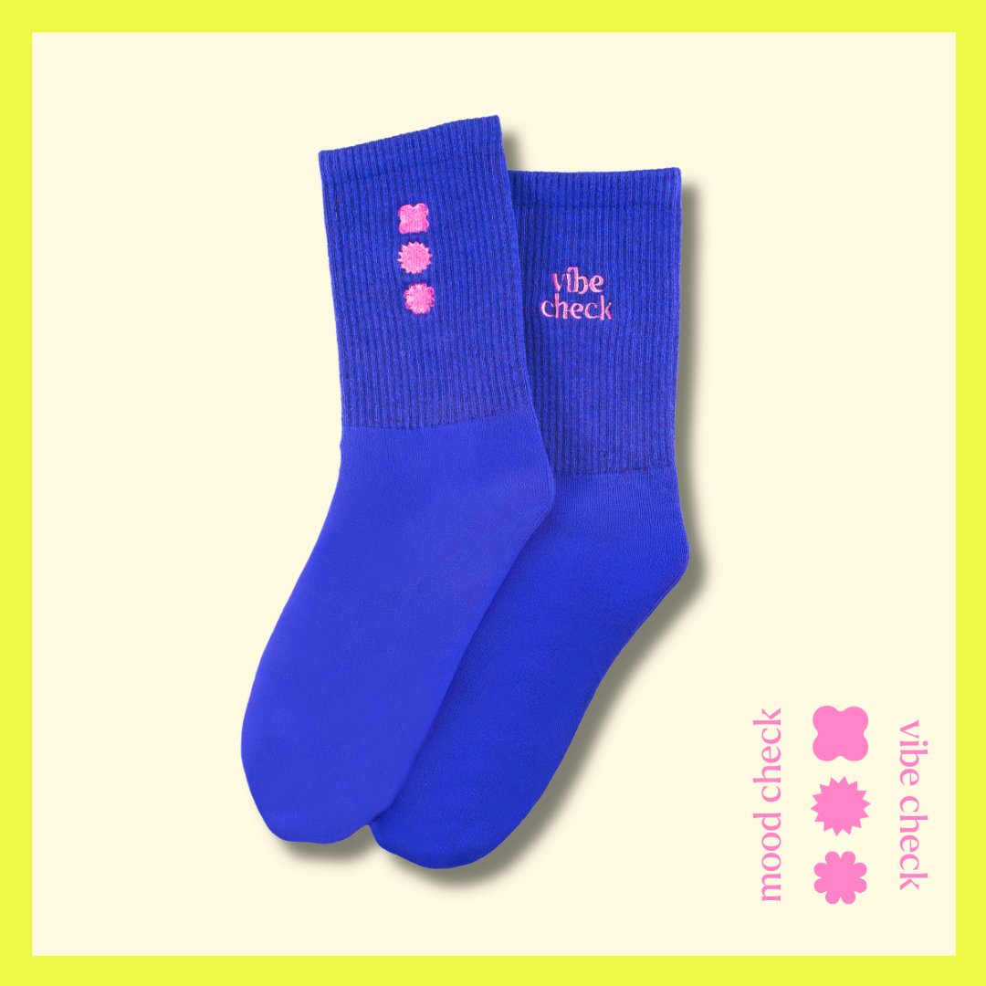 hue mood socks - purple